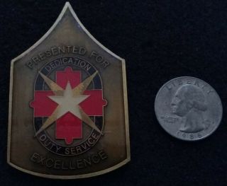 Rare Csm Brooke Army Medical Center Bamc Us Army Medic Duty Usa Challenge Coin