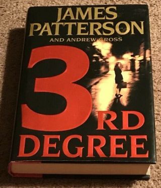 Signed 3rd Degree By James Patterson Autographed First Edition Book Rare