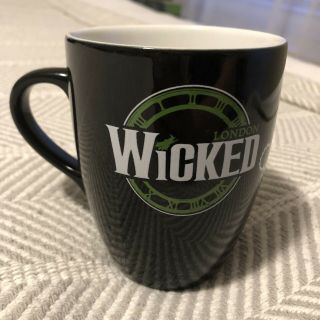 Wicked The Musical London Oz Mug Official Show Merch Rare Black & Green Cogs Euc