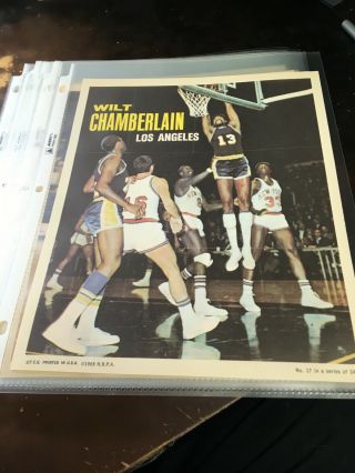 1970/71 Topps Basketball Posters Set (1 - 24) Very Rare
