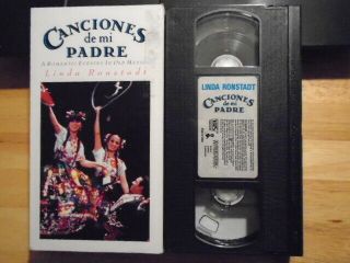 Rare Oop Linda Ronstadt Vhs Music Video Canciones De Mi Padre La Bamba Mexico