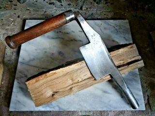 Antique Coopers Chamfer Knife Ij White 1837 5 1/2 Draw Knife Barrelmaker Inshave