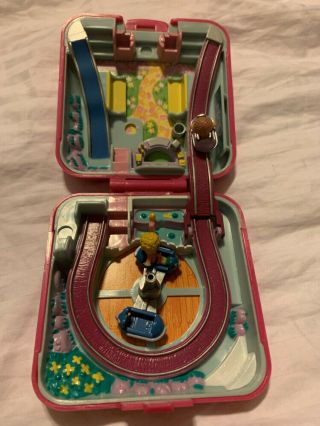 Vintage Polly Pocket Amusement Park With Polly And Friend 1989
