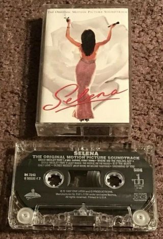 Selena The Motion Picture Soundtrack Cassette Tape 1997 Emi Latin Rare