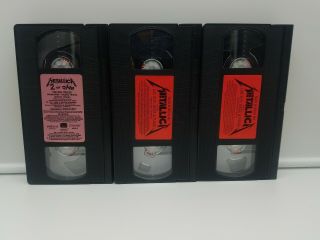 Metallica RARE VHS Vintage Metallica 2 of One Live Shit Binge & Purge San Diego 3
