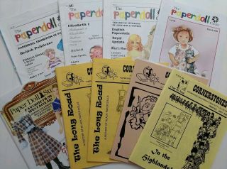 9 Paper Doll Magazines Cornerstones Paper Doll Circle Studio Coloring Vintage