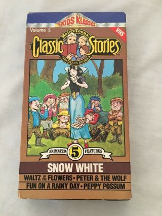Snow White Mel - O - Toons Vhskids Klassics Rare And Hard To Find Vol 5