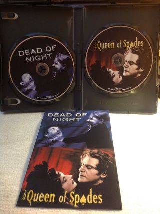 Dead of Night/Queen of Spades (DVD,  2003,  2 - Disc Set) Rare Anchor Bay Horror 2