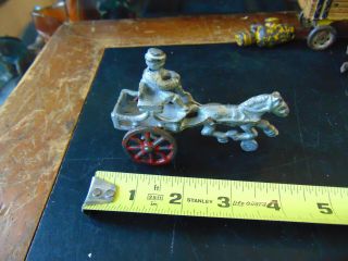 Antique Cast Iron Horse And Buggy Toy - - - Estate Fresh