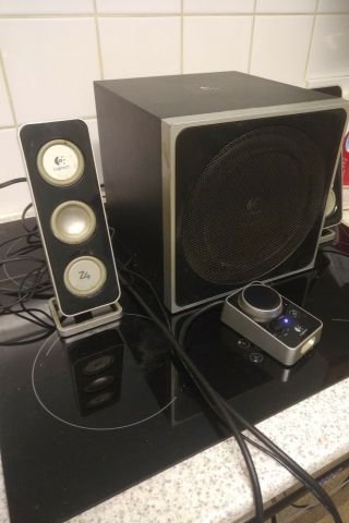 Logitech Z - 4 Speaker System 80w Black (2.  1) - 99p start :P Rare top sounds 2