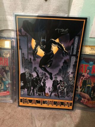 Tim Rare Batman 2019 Print Fine Art Full Color Signed Long Halloween