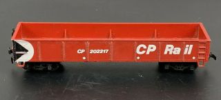Athearn 202217 Ho Scale Red Cp Rail Gondola Freight Car Complete Vintage Rare