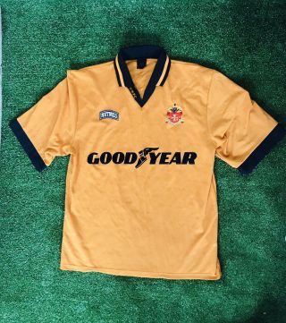 Rare Wolverhampton Wanderers Retro 95/96 Home Football Shirt 42 - 44 Xl Soccer ⚽️