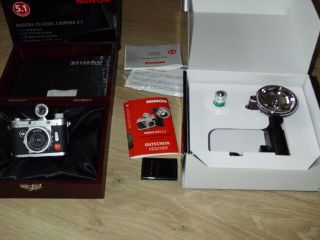 Minox 5.  1 Digital Classic Camera With Rare Flashgun All Boxed.  Lot2