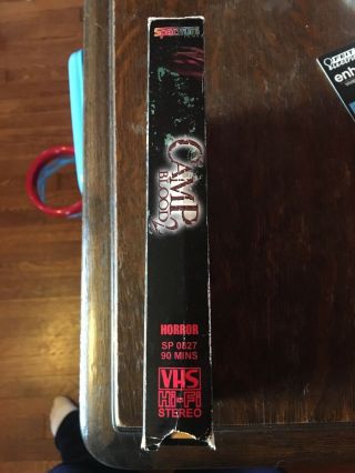 Camp Blood 2 VHS Rare 3
