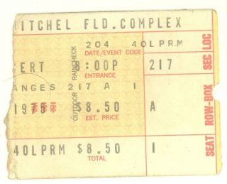 Rare Led Zeppelin 2/4/75 Uniondale Long Island Ny Nassau Coliseum Ticket Stub