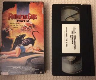 Food Of The Gods Part 2 Vhs Tape Rare Cult Horror Oop H.  G.  Wells Paul Coufos