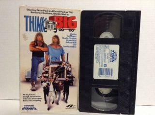 Think Big 1989 Vhs Barbarian Brothers Media Release Rare