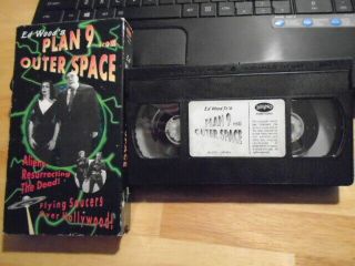 Rare Oop Plan 9 From Outer Space Vhs Film Sci Fi Ed Wood 