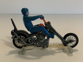 Hotwheels Rare 1971 Rrrumblers Mean Machine W Blue Rider.  Track Guide Include