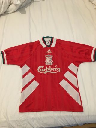 Liverpool Home Shirt 1993/95 30” - 32 " Rare And Vintage.  Very Good