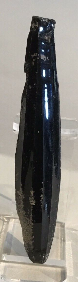 Maya Pre - Columbian Obsidian Blade Core.