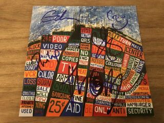 Radiohead Cd Hail To The Thief Signed By Band Autographs Rare Collectible