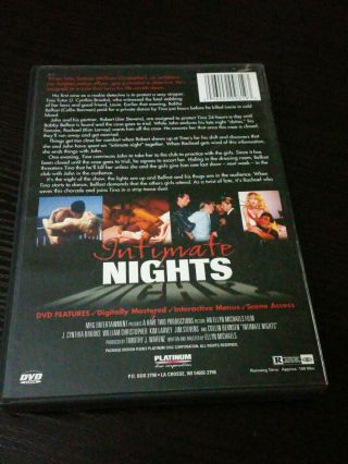 Intimate Nights (DVD,  2000) Rare OOP J.  Cynthia Brooks,  Kim Larry,  Rated R 2