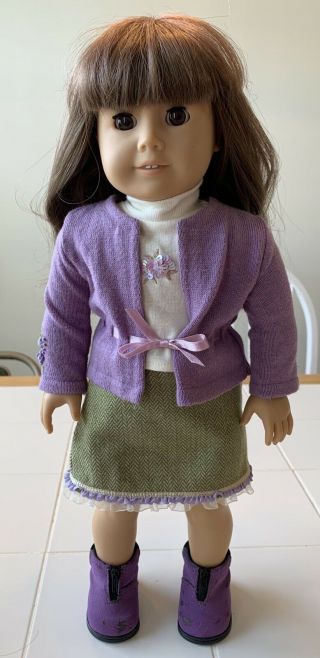 Vintage American Girl Doll Pleasant Company Jly 13 With Go Anywhere Outfit