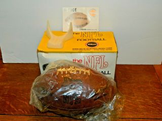 Vintage Wilson Nfl Football Official Ball With Box Afc Nfc Pete Rozelle