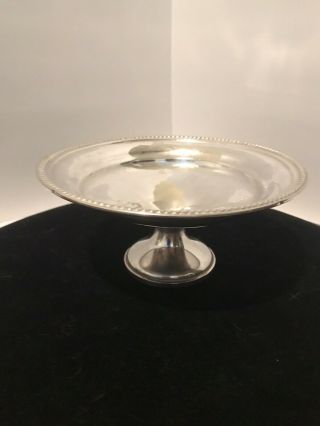Vintage Sterling Silver Small Compote 3” Tall X 6” Wide Footed Dish