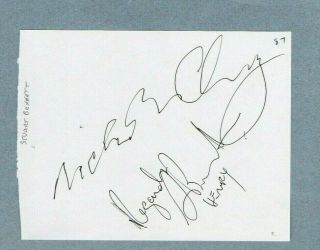 NICHOLAS CLAY Excalibur / Zulu Dawn Rare Signed Autograph Album Page 2