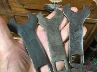 Antique Early Briggs & Stratton Wrenchs (3) Hit & Miss Clothes Washer Engine Gas