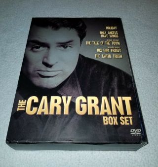 Cary Grant Box Set (dvd,  Disc Set,  5 Dvd 5 Flims 10 Postcards Box Set Rare