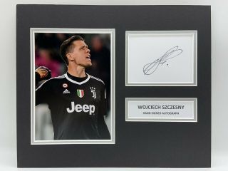 Rare Wojciech Szczesny Juventus Signed Photo Display,  Autograph