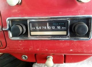 Rare Vw Bug Am Radio Sears Solid State 1958 - 1967 - - Vintage Classic