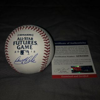 Gerrit Cole Signed Autographed 2012 Futures Game Baseball Psa Dna Rare