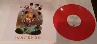 Queen - Innuendo - Very Rare 12 " Red Colour Vinyl Lp Freddie Mercury