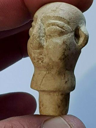 Stunning Extremely Rare Ancient Roman Bust Head Statue 26,  4 Gr 45 Mm