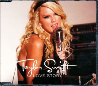 Taylor Swift Love Story Rare Australian 3 Track,  Video Cd - - Vgc