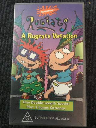 Nickelodeon Rugrats Vhs Vacation Rare 1998