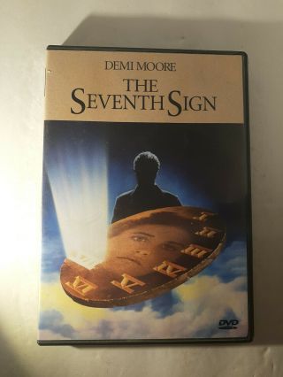 The Seventh Sign Dvd 1998 Demi Moore Rare Oop Film Wide & Full Screen W/ Insert