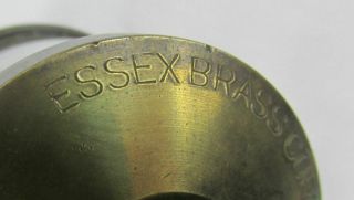 Essex 1 1/2 Brass Antique Hit And Miss Gas Engine Oiler 2
