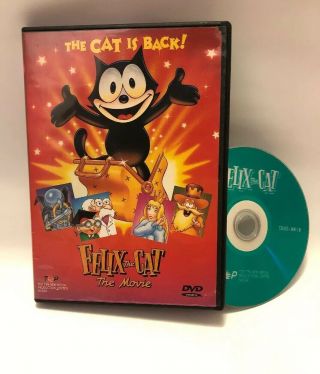 Felix The Cat The Movie Dvd - 1988 Top Studio Rare