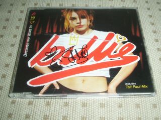 Billie Piper - Because We Want To Rare Hand Signed Cd / Doctor Who