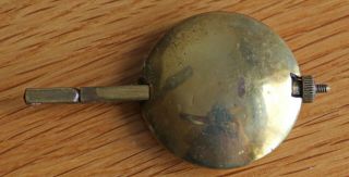 Brass Pendulum Weight For Bracket Or Mantle Clock