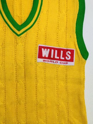 Match Worn Ian Healy 1996 Australia World Cup Vest.  Very Rare  2