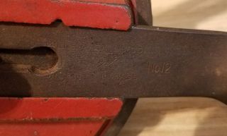 Antique Millers Falls Tool Co No.  12 Breast Drill 2 Speeds with Level Hand Crank 2