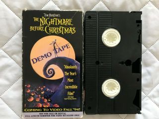 Pre - owned Tim Burton ' s The Nightmare Before Christmas Demo Tape Rare 2