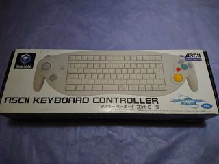 Nintendo Gamecube Ascii Keyboard Controller Rare